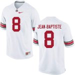 NCAA Ohio State Buckeyes Men's #8 Javontae Jean-Baptiste White Nike Football College Jersey TOI4545KE